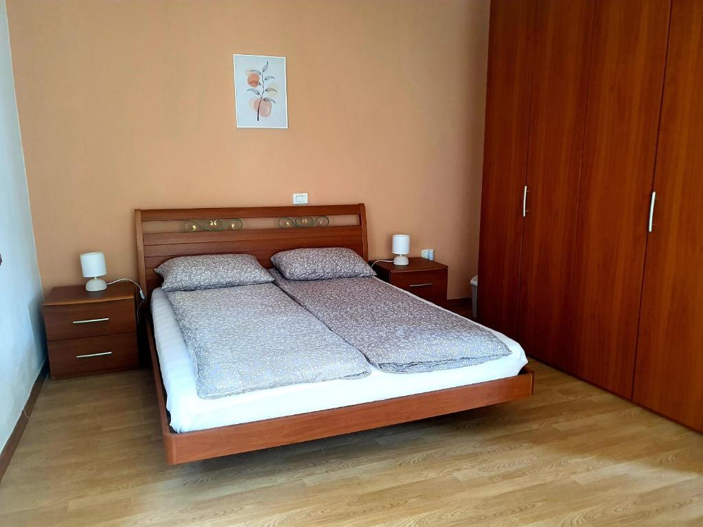 Postel nebo postele na pokoji v ubytování Apartma Suzy