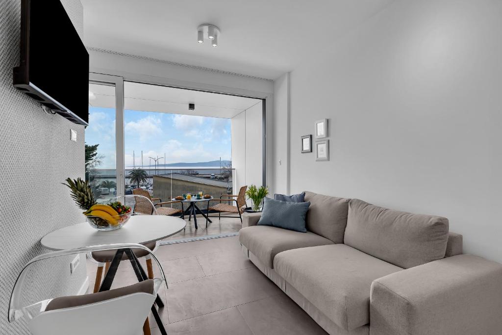 Posezení v ubytování Perla Apartments Baska Voda