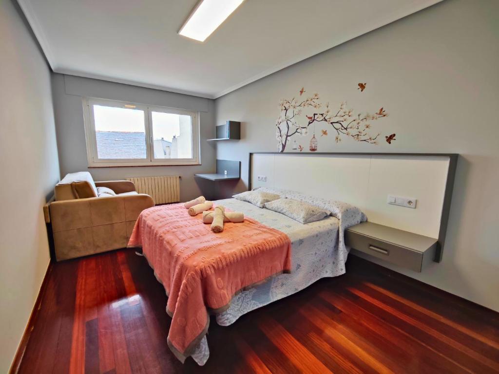 Postel nebo postele na pokoji v ubytování Casa-Nova Centro