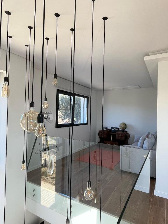 Uma cama ou camas num quarto em Quinta da Sra Marocas