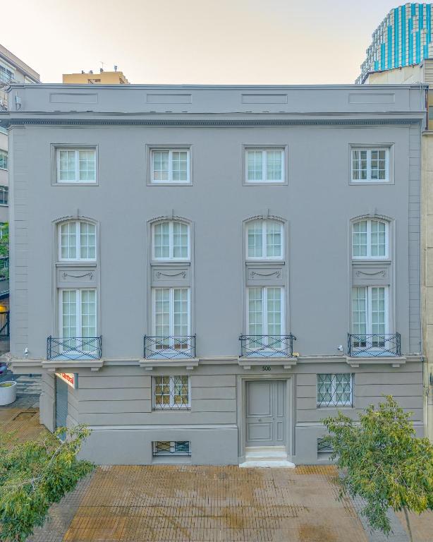 Budova, kde se aparthotel nachází