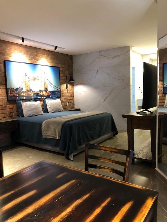 Postel nebo postele na pokoji v ubytování W4 Hotel