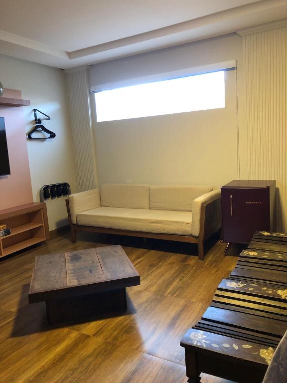 Posezení v ubytování W4 Hotel