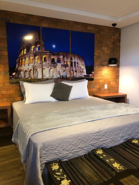 Postel nebo postele na pokoji v ubytování W4 Hotel
