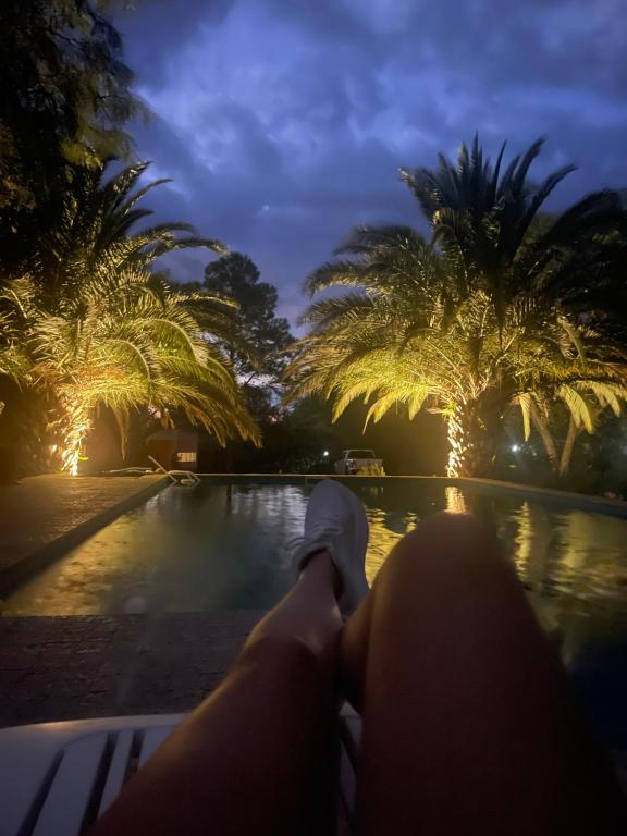 Κήπος έξω από το La carolina