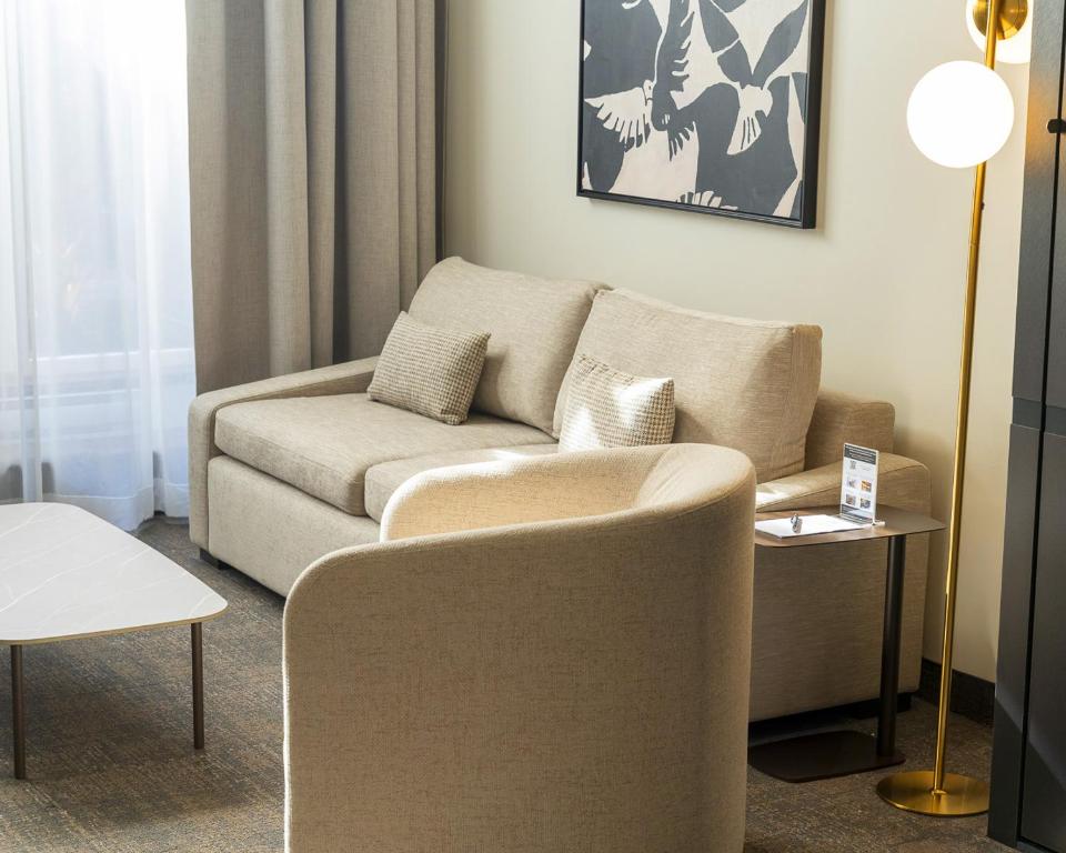 Posezení v ubytování Hôtel Saint-Sulpice