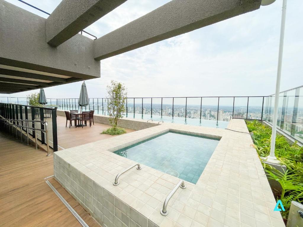 Fotografie z fotogalerie ubytování Piscina no Rooftop, Studio Luxo, 27º Andar v destinaci Goiânia