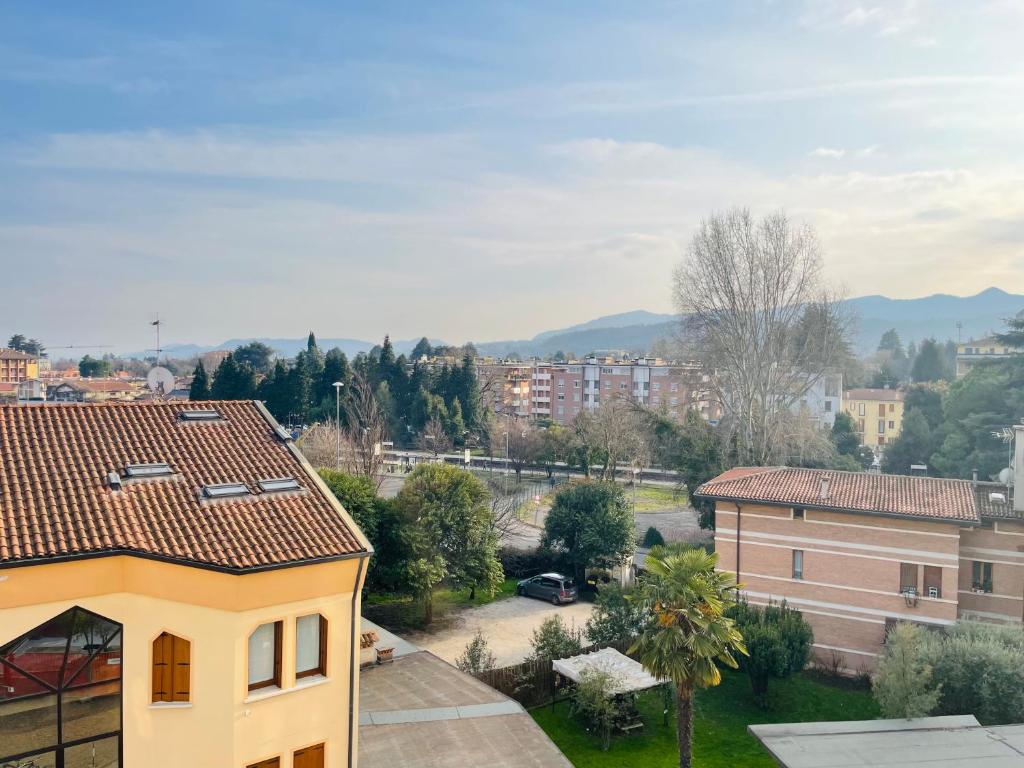 Nespecifikovaný výhled na hory nebo výhled na hory při pohledu z apartmánu