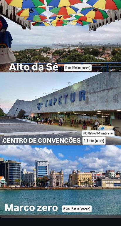 Fotografie z fotogalerie ubytování Suite 1 - Centro de Convenções700m, AC, WIFI v destinaci Recife