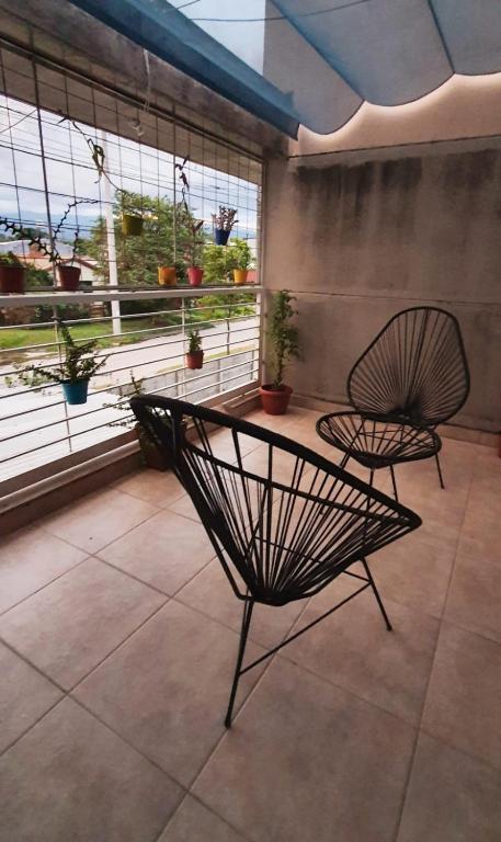 Balkón nebo terasa v ubytování La Casita de DaniMar