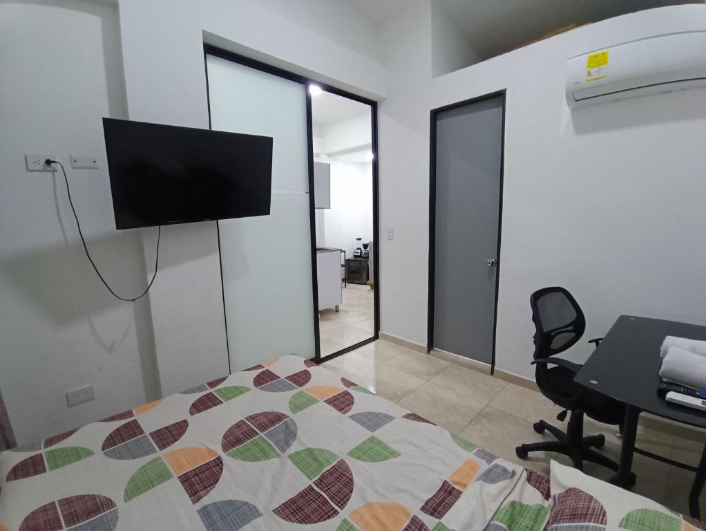 TV a/nebo společenská místnost v ubytování San Luis Apartamento 302 Cúcuta