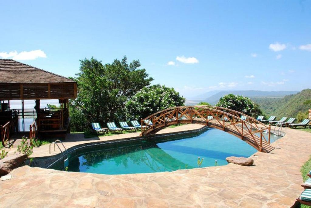 Baseinas apgyvendinimo įstaigoje Lake Manyara Wildlife Lodge arba netoliese