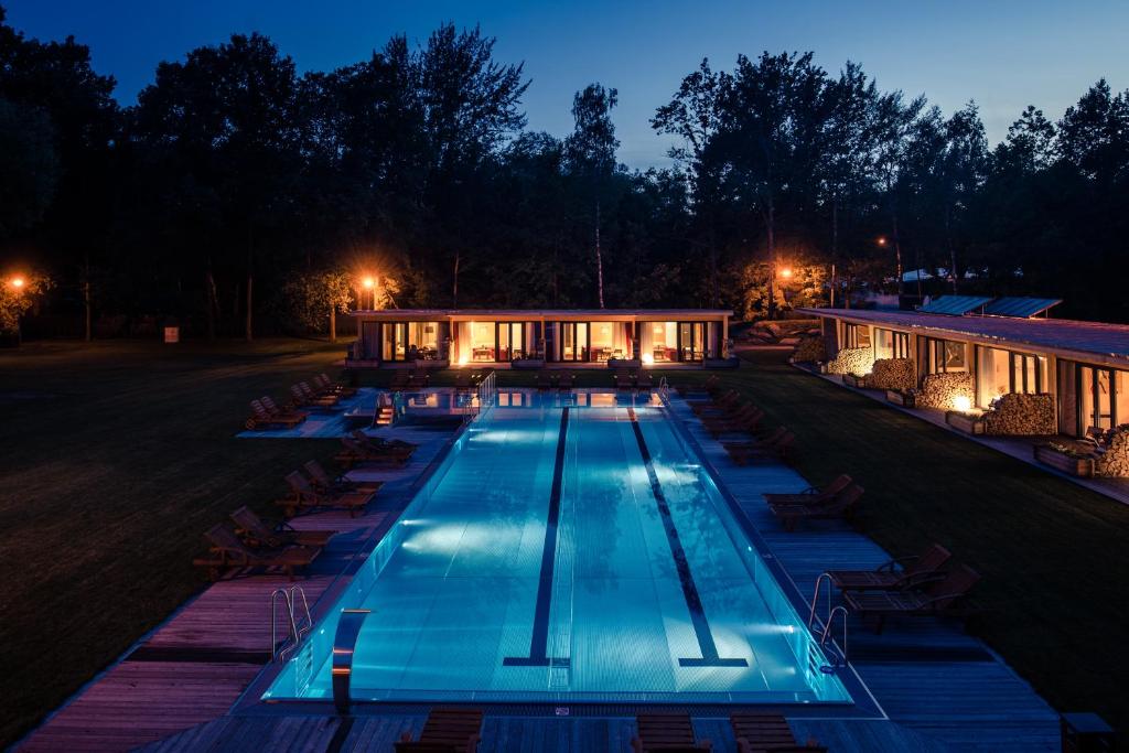 Bazén v ubytování Villa Resort & Organic Spa - modernizace 2025 nebo v jeho okolí