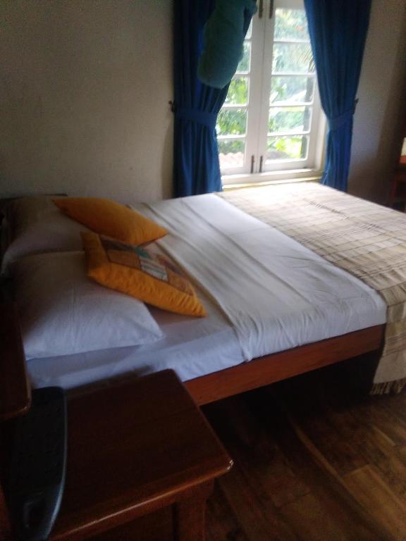 Postel nebo postele na pokoji v ubytování Host In Wegiriya Kandy