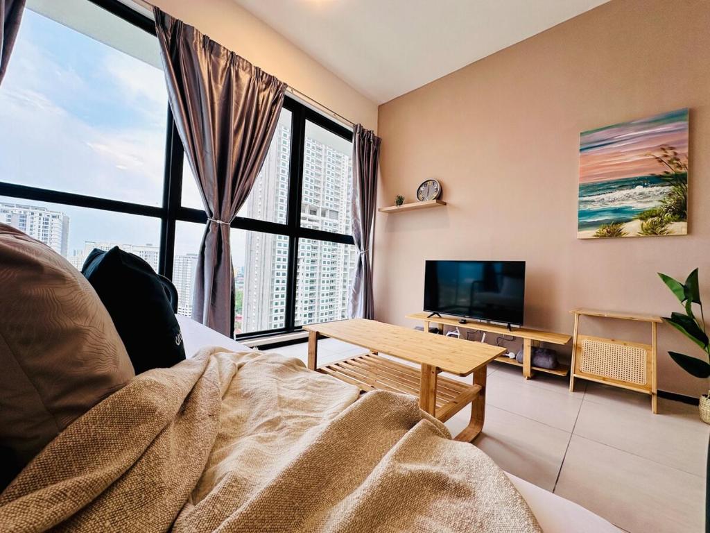 TV a/nebo společenská místnost v ubytování luxury apartment 3br 10 pax