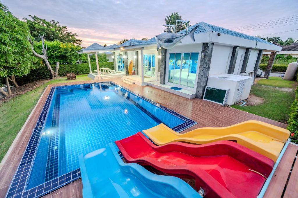 Πισίνα στο ή κοντά στο Shark House - Pool Villa RB13