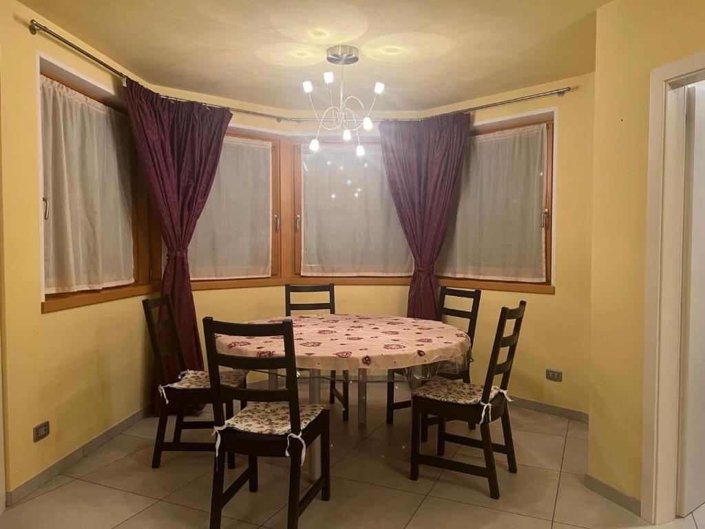 Posezení v ubytování casa Olivieri