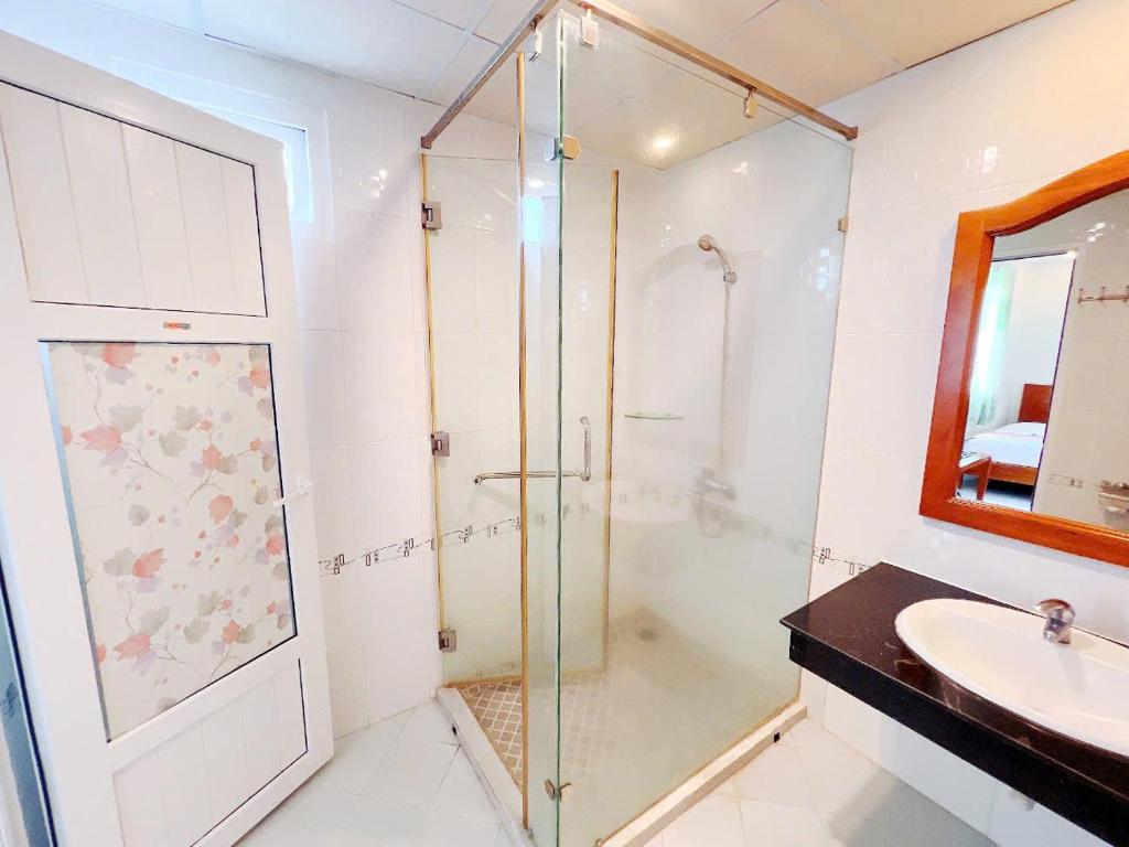 Phòng tắm tại Ha Phuong Mui Ne Hotel