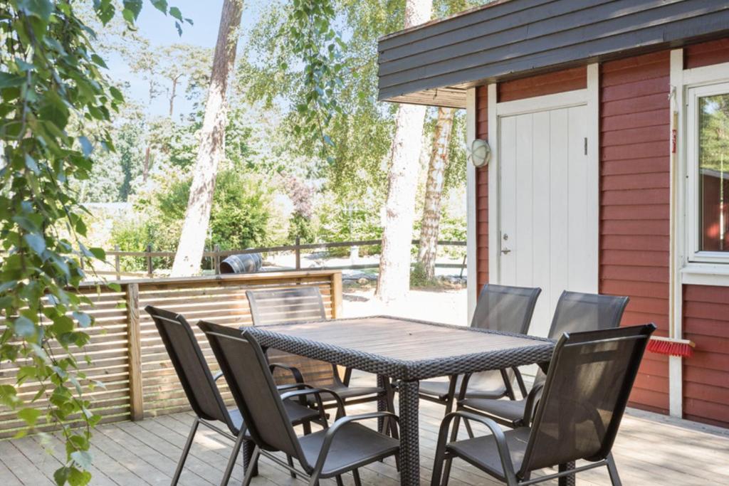 Patio nebo venkovní prostory v ubytování First Camp Torekov-Båstad