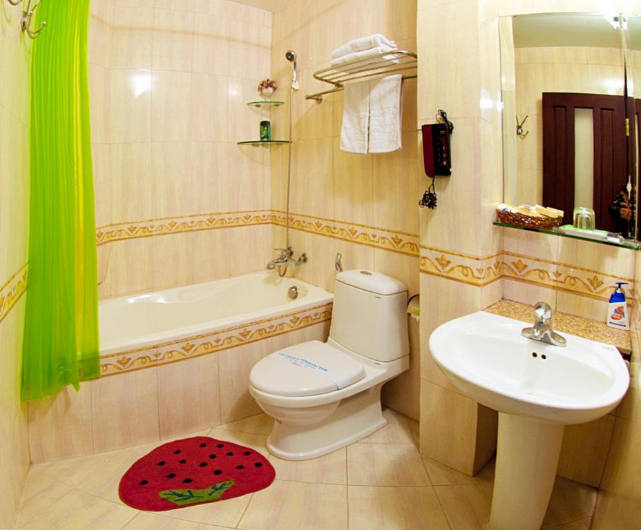 Koupelna v ubytování Dai Long Hotel