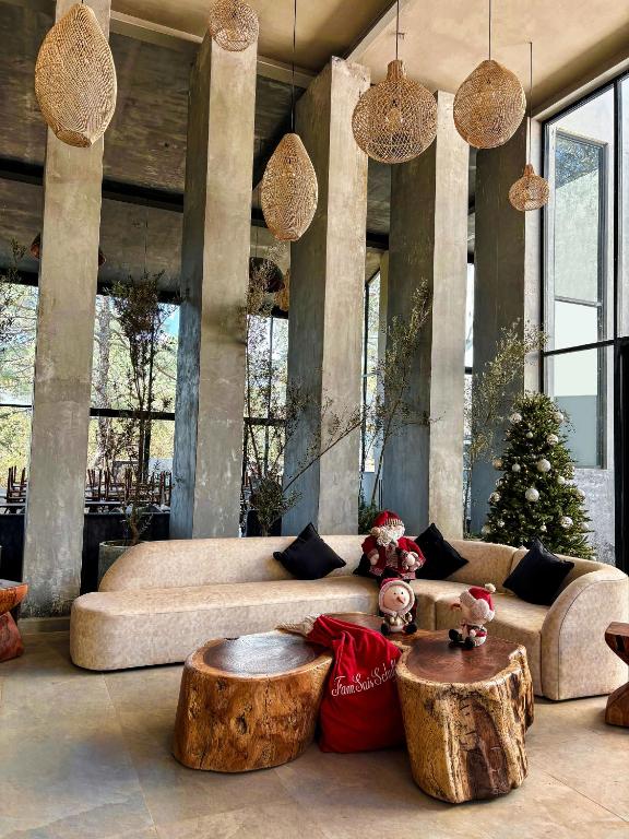Posezení v ubytování Serenzzo Hotel & Cuisine