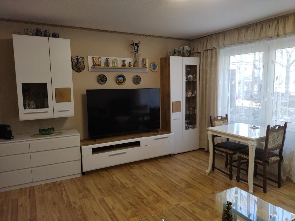 TV a/nebo společenská místnost v ubytování Apartment Hercules