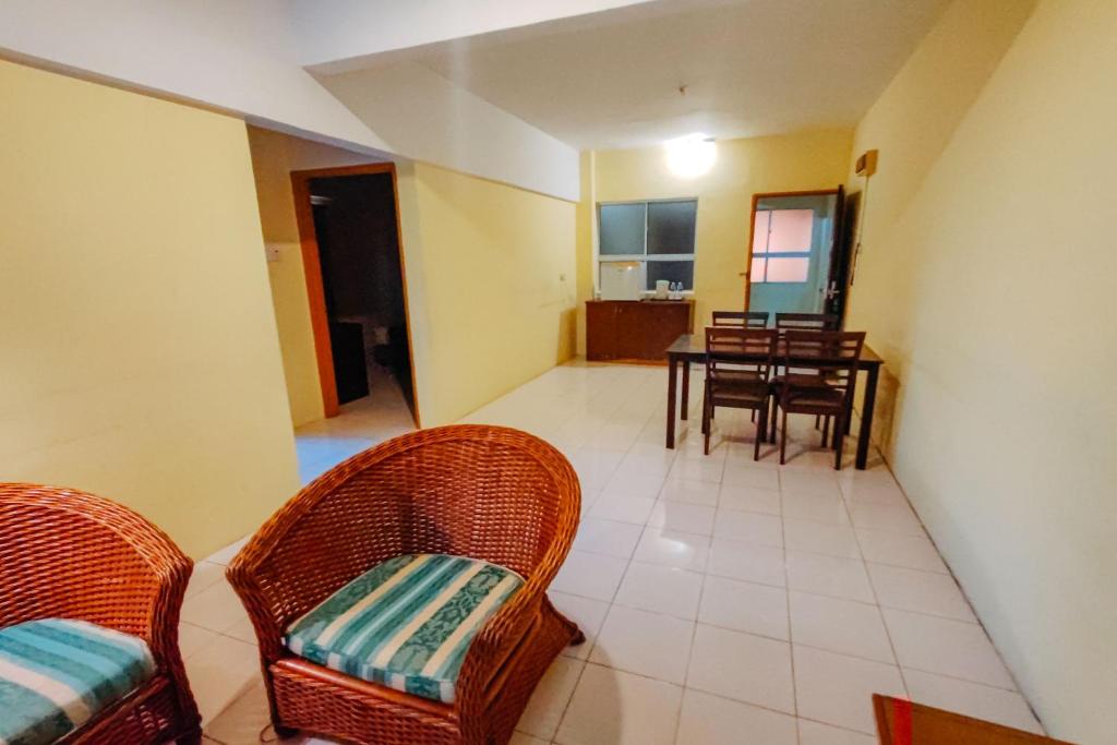 Posezení v ubytování Virgo Batik Resort Teluk Batik Lumut