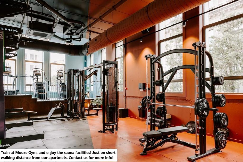 Fitness centrum a/nebo fitness zařízení v ubytování Boho Apartments - 2 Bedrooms