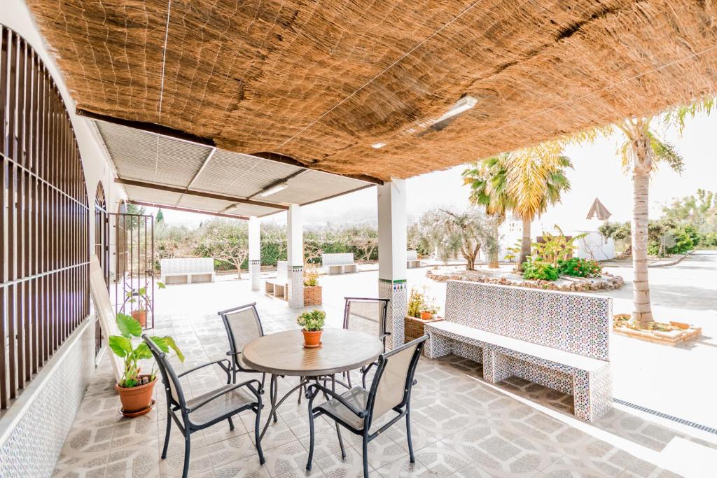 Balkón alebo terasa v ubytovaní Cubo's Finca Hollero