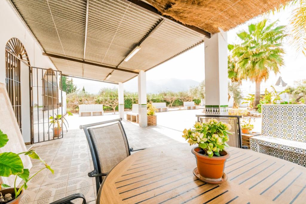 Balkón alebo terasa v ubytovaní Cubo's Finca Hollero