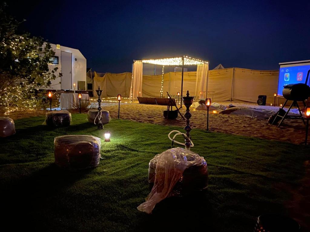 Zahrada ubytování Rvs Caravan Desert Setups Dubai