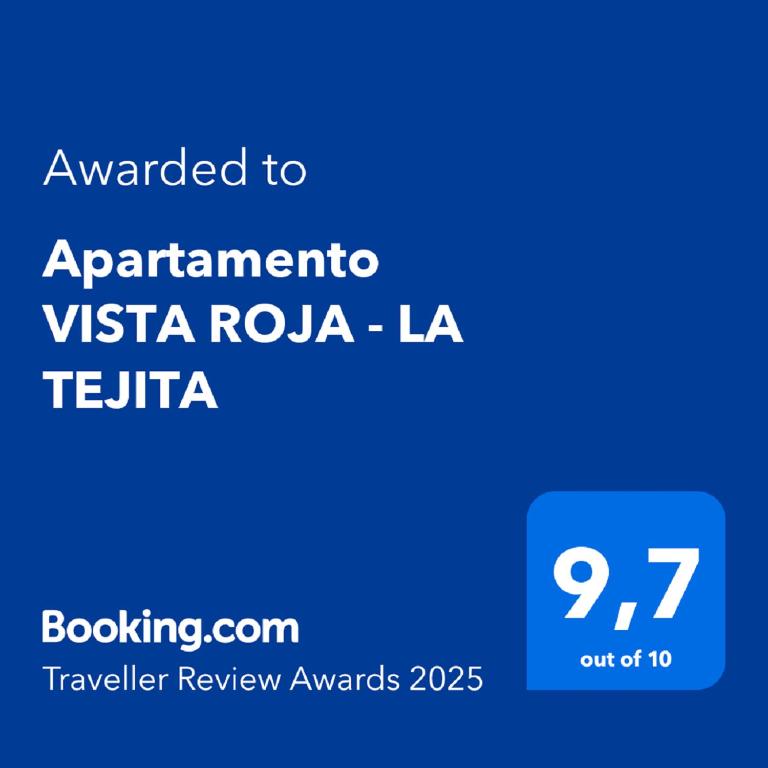 Certifikát, ocenenie alebo iný dokument vystavený v ubytovaní Apartamento VISTA ROJA - LA TEJITA