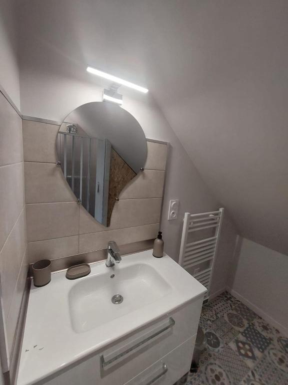 Koupelna v ubytování Gite Ker Belle Ile