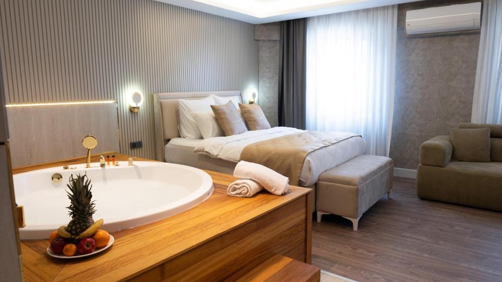 Posezení v ubytování Optimal Hotel