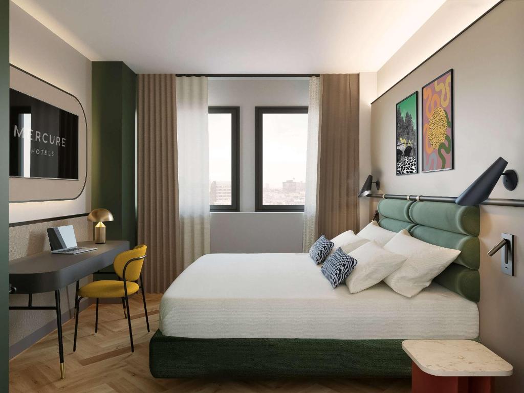 Postel nebo postele na pokoji v ubytování Mercure Milano Agrate Brianza