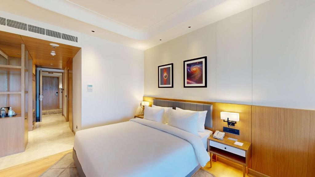 Postel nebo postele na pokoji v ubytování Radisson Hotel Nathdwara