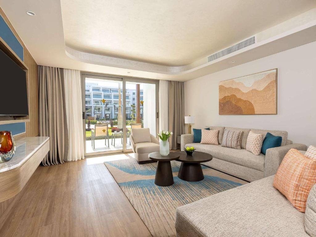 Posezení v ubytování Rixos Radamis Sharm El Sheikh