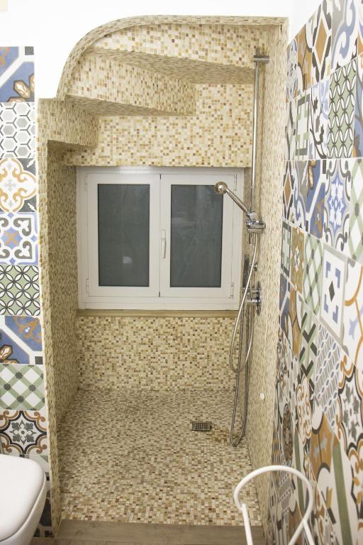 Koupelna v ubytování ALBERGO LOCANDA DIANA