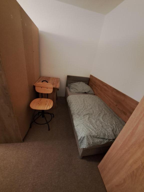 Postel nebo postele na pokoji v ubytování Ubytovanie Šurany