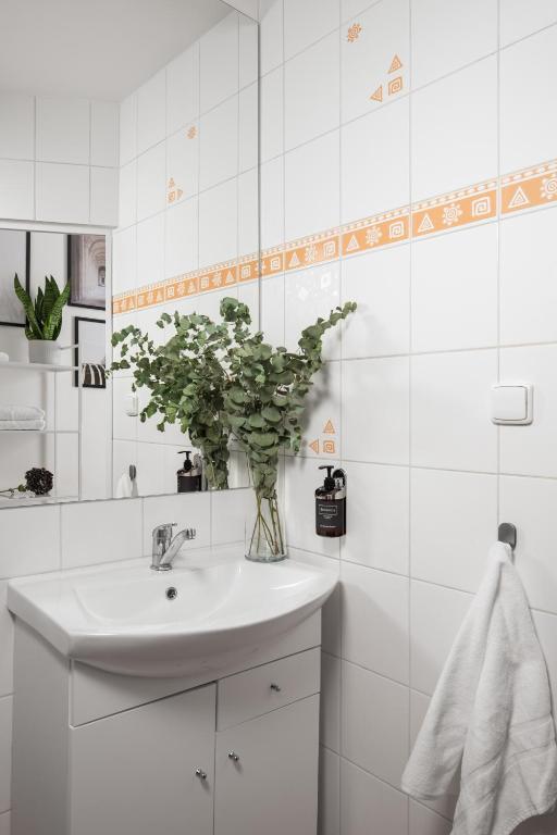Koupelna v ubytování Enjoy Downtown Boutique Apartments #12 by Goodnite cz