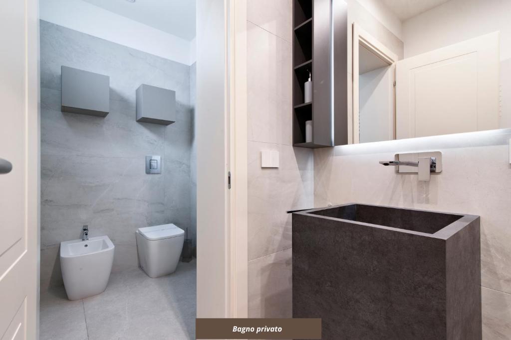 Koupelna v ubytování Chapeau Apartment - Lecce Selection