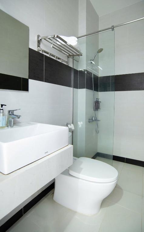 Koupelna v ubytování Horizon Côn Đảo Hotel