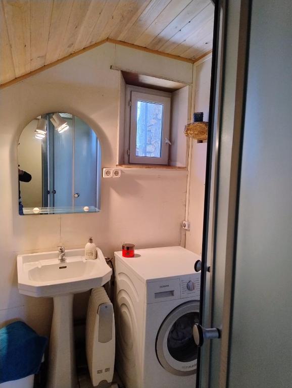 Koupelna v ubytování BNB Calme