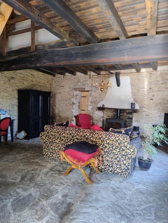 Posezení v ubytování BNB Calme