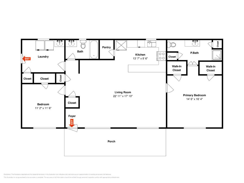 a floor plan of a house at Groovy View in Ruidoso