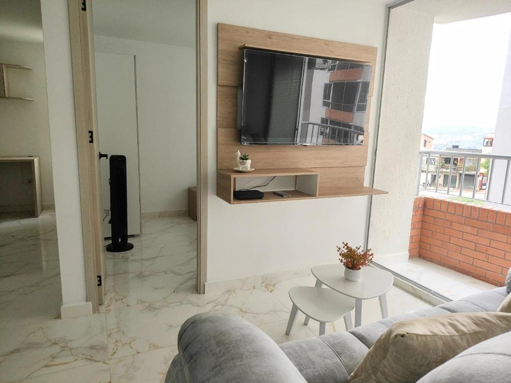 Posezení v ubytování Apartamento en Girón sector colonial cerca del Aeropuerto