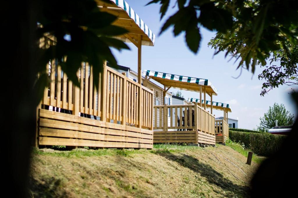 Zahrada ubytování Camping Le Pommier Rustique