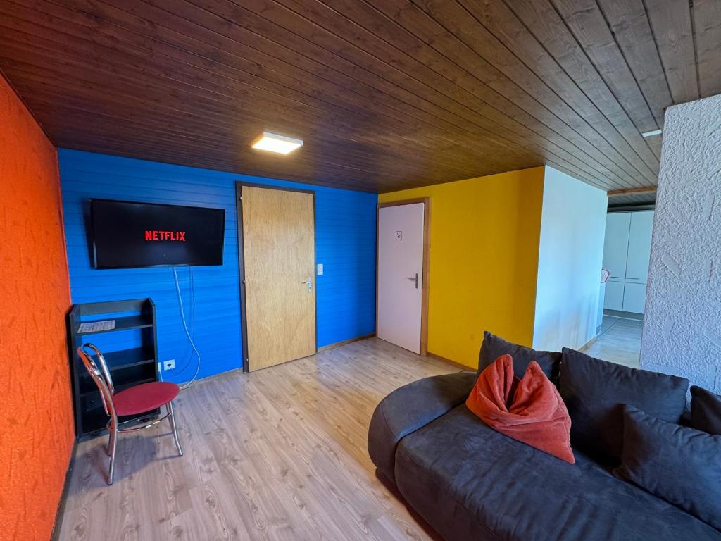 Posezení v ubytování Downtown Apartments