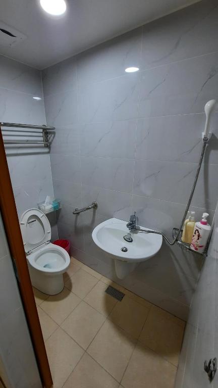 Koupelna v ubytování Taiwan Third Line Fengjing B&B