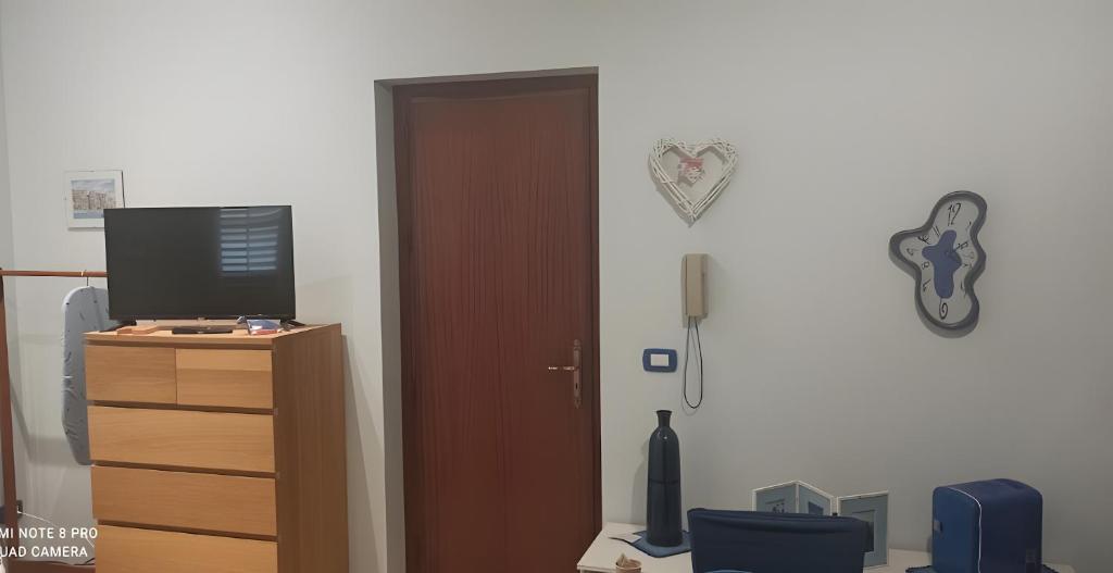TV a/nebo společenská místnost v ubytování Vacanze da Rosalbita